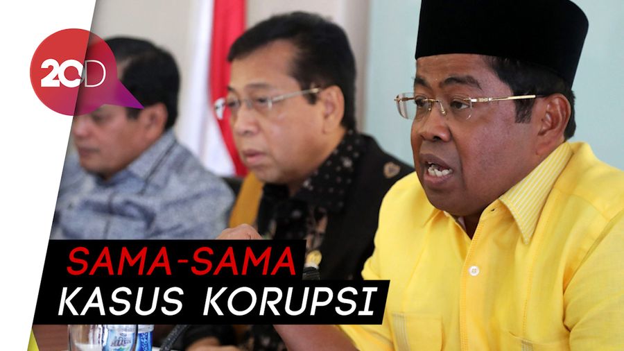 Jejak Sahabat Senasib Idrus Marham dan Setya Novanto