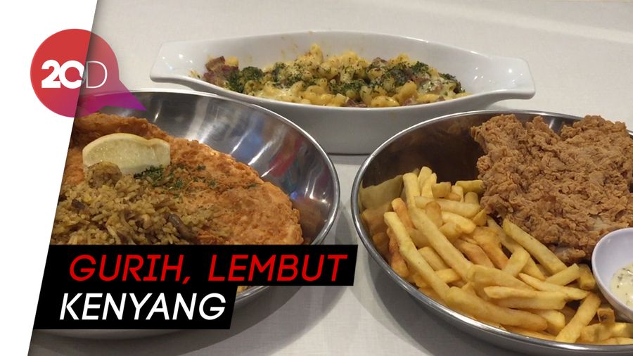 Mantap! Menu Fish & Chips Pakai Nasi Briyani