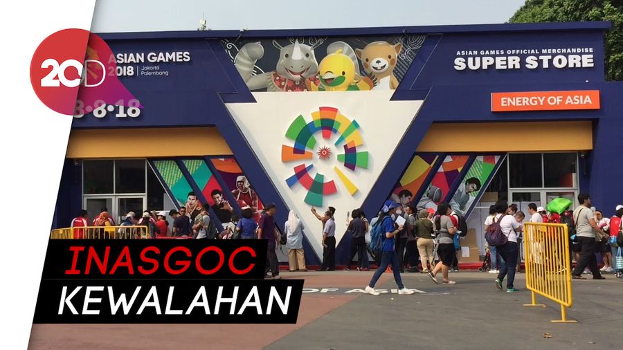 Toko Suvenir Asian Games Ramai Diserbu Pengunjung!