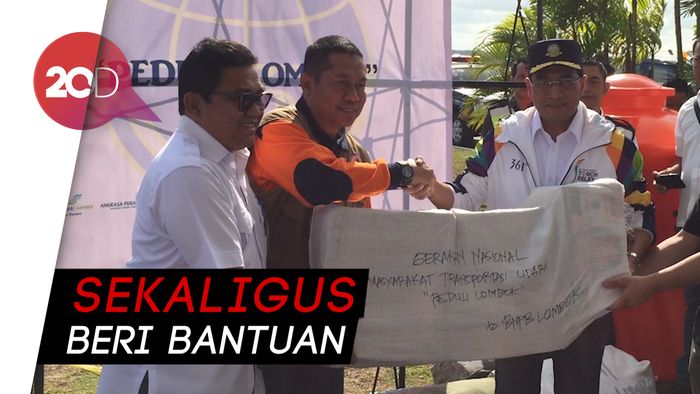 Menhub Tinjau Moda Transportasi di Lombok Pascagempa