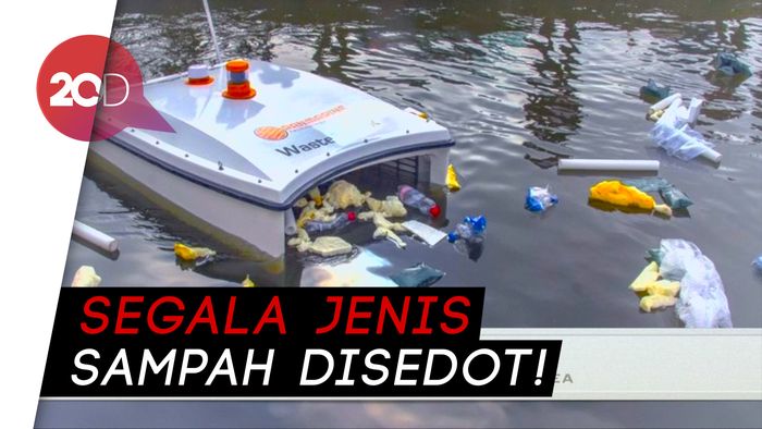 Teknologi Canggih, Penyedot Sampah di Air