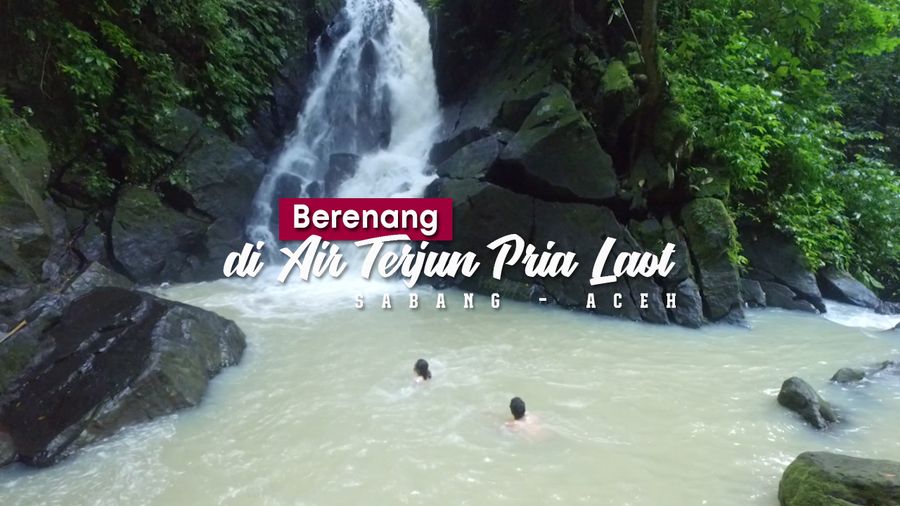 Kesegaran Air Terjun Pria Laot