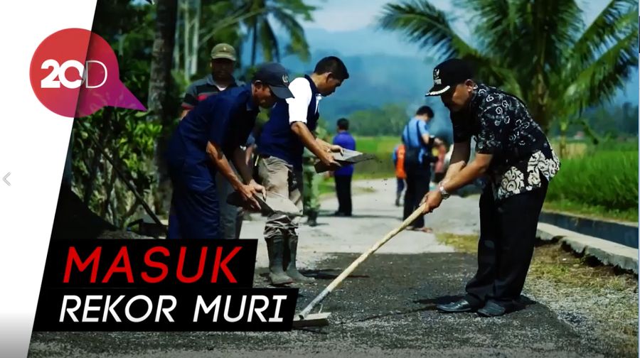 Pembangunan Desa Terbanyak Raih Rekor MURI