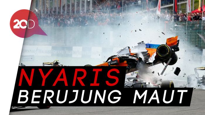 Vettel Lolos dari Kekacauan di GP Formula 1 Belgia