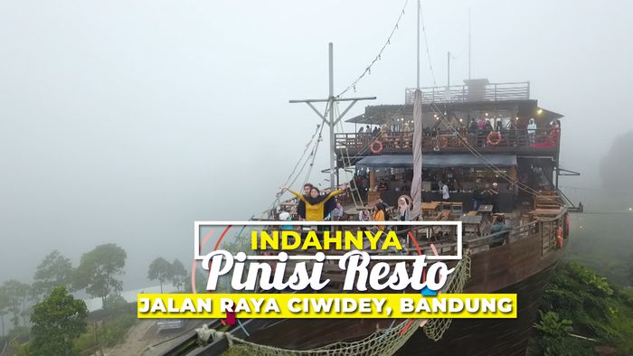 Resto Berbentuk Perahu Pinisi di Bandung Selatan