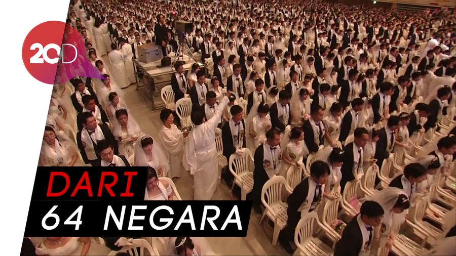 4.000 Pasangan Nikah Massal di Korea Selatan