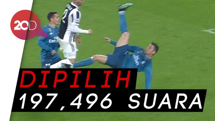 Gol Salto Ronaldo Jadi yang Terbaik di Eropa