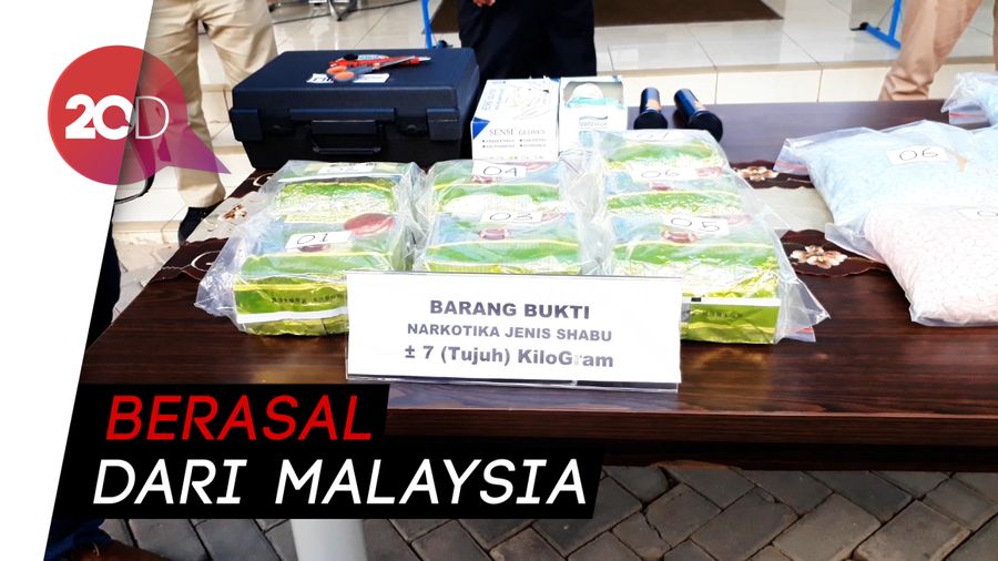 Pengiriman 7 Kg Sabu dan 65 Ribu Ekstasi Digagalkan di Banten