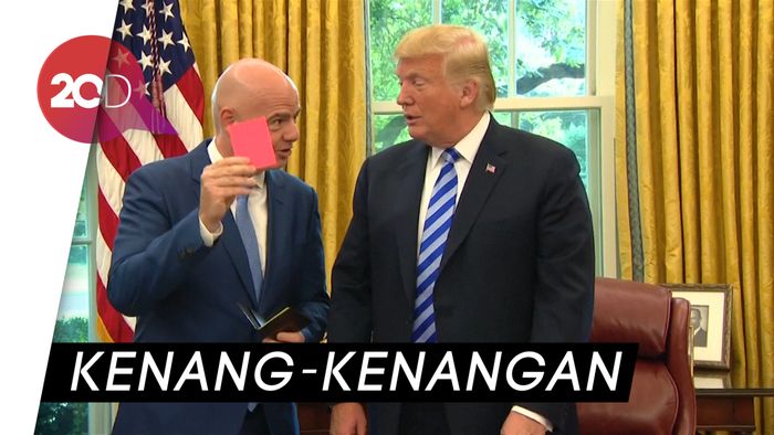 Trump Dapat Kartu Merah dari Presiden FIFA 