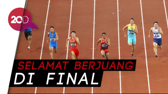 Lalu M Zohri cs Lolos ke Final Estafet 4 x 100 Meter Putra