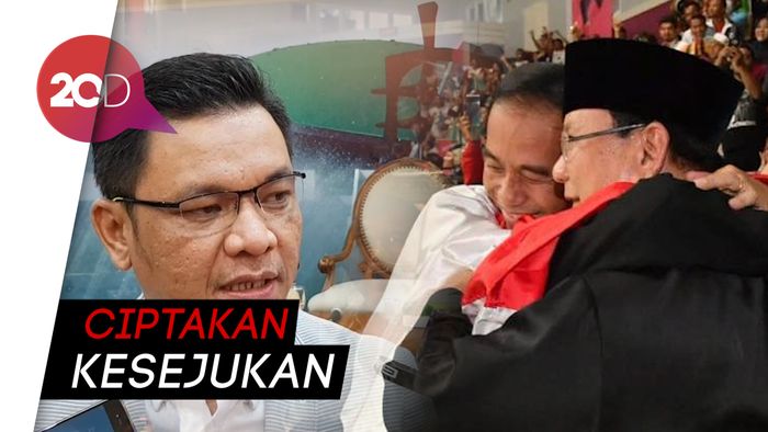 Golkar: Pelukan Jokowi dan Prabowo Turunkan Tensi Politik