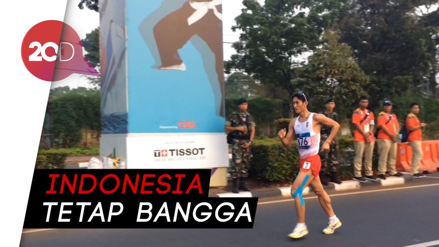Hendro Gagal Raih Medali di Cabor Jalan Cepat 50 Km