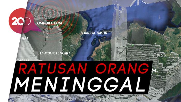 Sebulan Berlalu Sudah, Inilah Gempa Lombok dalam Angka
