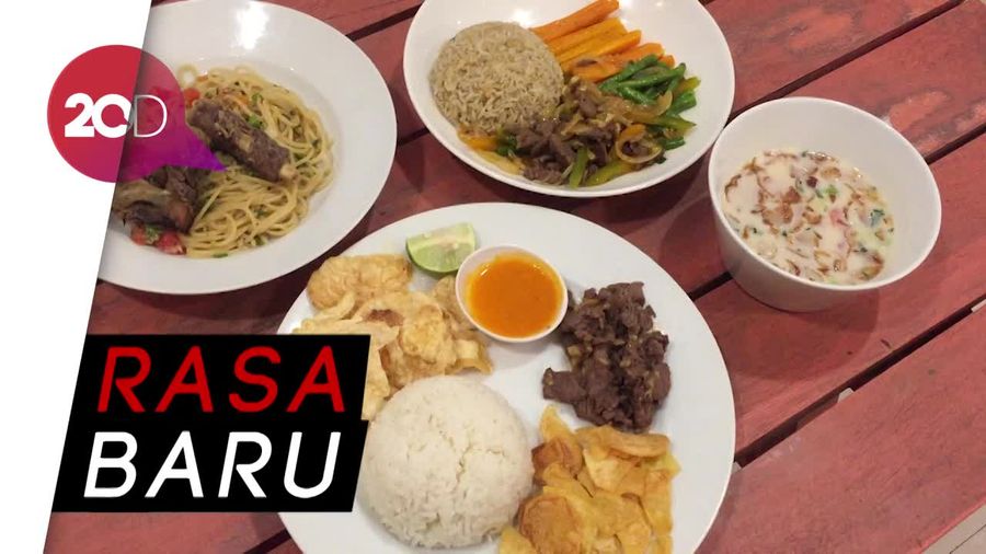 Pedas Renyah Sajian Spaghetti dengan Buntut Goreng  