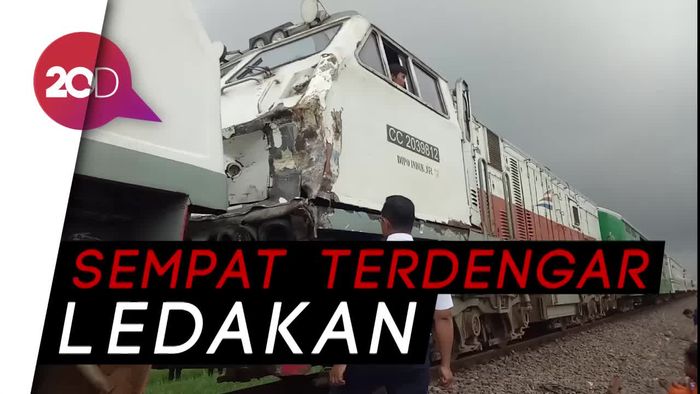 KA Mutiara Timur Tabrak Truk Pengangkut Elpiji, 1 Orang Tewas