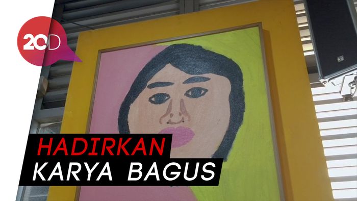 Halte Bus Jadi Galeri Pameran Bebas Batas