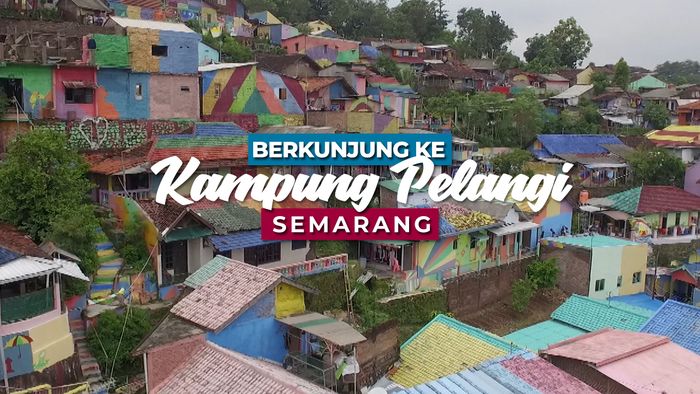 Kampung Pelangi, Indahnya Warna-warni 