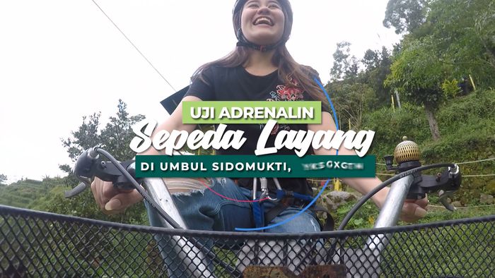 Serunya Bersepeda di Angkasa