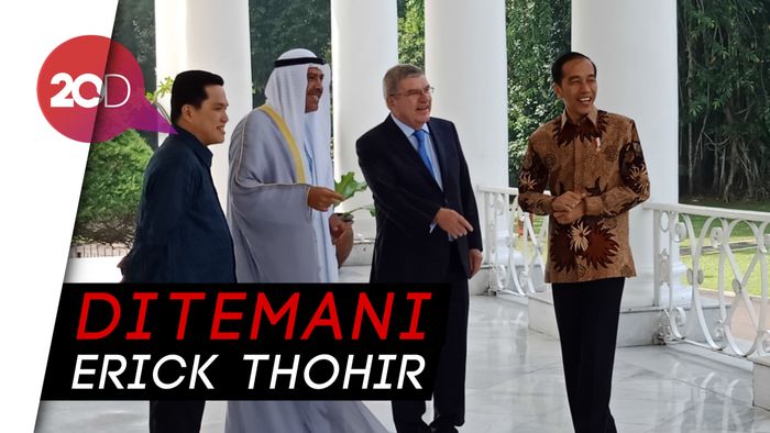 Jokowi Bertemu Presiden IOC dan OCA di Istana Bogor