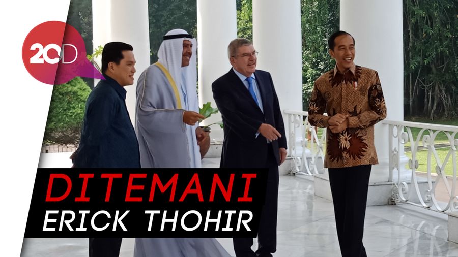 Jokowi Bertemu Presiden IOC dan OCA di Istana Bogor