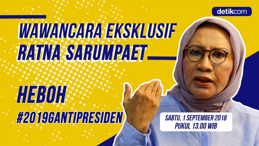 Saksikan Wawancara Ratna Sarumpaet Heboh #2019GantiPresiden