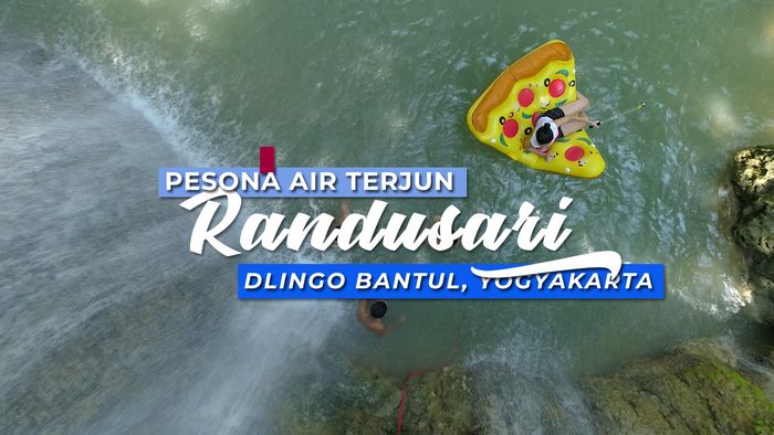 Air Terjun Kembar dengan Air yang Sejuk
