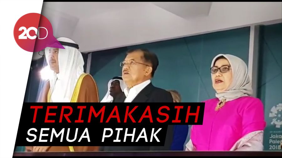 JK: Kesuksesan Asian Games 2018 Berkat Semua Pihak