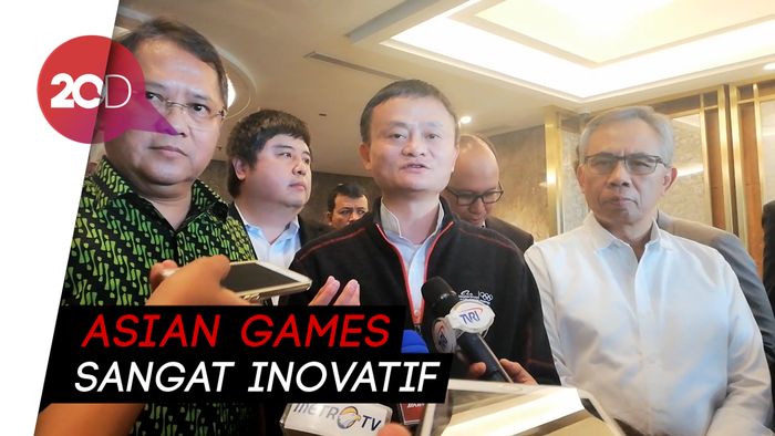 Kata Jack Ma soal Asian Games dan Jokowi Naik Moge