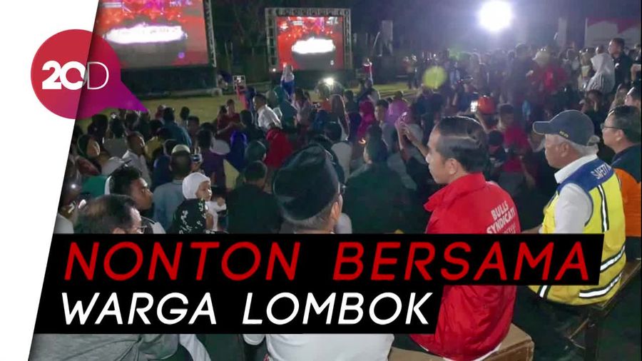 Jokowi Nonton Closing Asian Games di Lombok