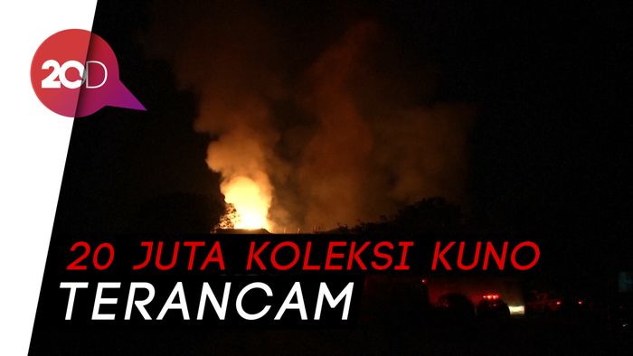 Api Melahap Museum Berusia 200 Tahun di Brasil 