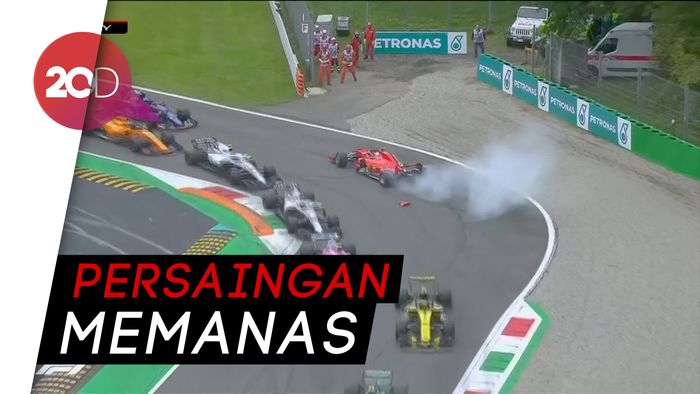 Drama Vettel Vs Hamilton di GP Italia 