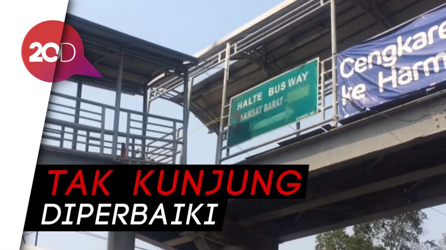 Kondisi Terkini JPO Daan Mogot yang Putus Dihantam Truk