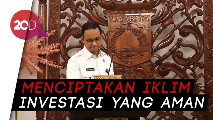 Anies Targetkan Investasi di Jakarta Naik 6,5% Setiap Tahun  
