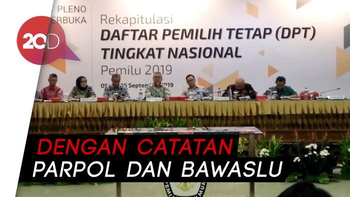 Resmi! DPT Pemilu 2019 Ditetapkan Sebanyak 185 Juta Pemilih
