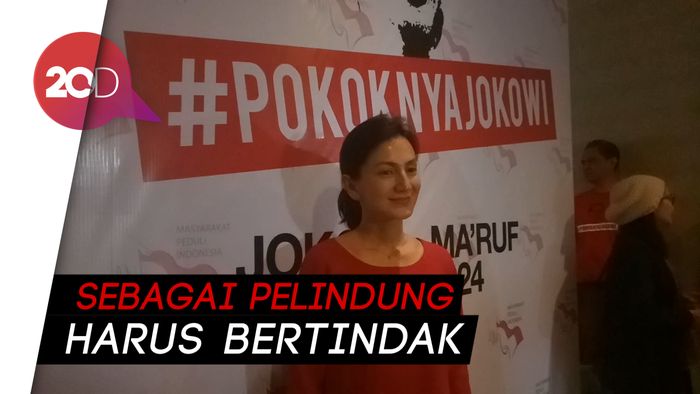 Tanggapi 2019GantiPresiden, Wanda Hamidah: Wajar Polisi Bertindak!