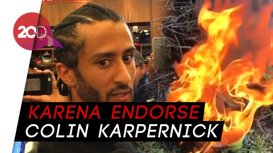 Waduh! Netizen Ramai Kecam dan Bakar Sepatu Nike