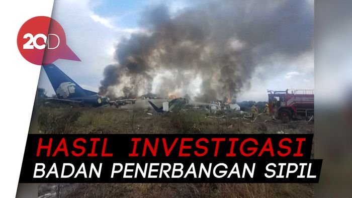 Cuaca Buruk Jadi Penyebab Pesawat Jatuh di Meksiko