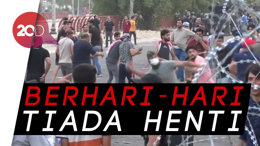 Demo di Basra Menggila, Gedung Pemerintah Dibakar