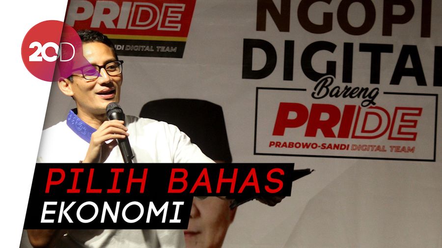 Sandiaga: Masyarakat Itu Tanya Masalah Ekonomi, Bukan Tim Sukses