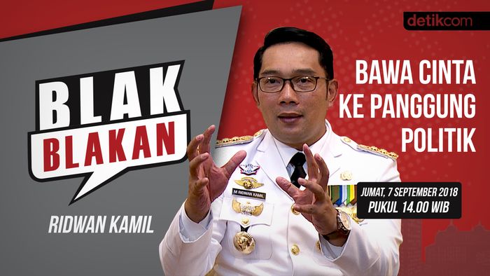 Tonton Blak blakan Ridwan Kamil, Bawa Cinta ke Panggung Politik 