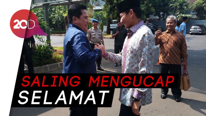  Beda Kubu dengan Erick, Sandi: Pertemanan Kita Abadi 
