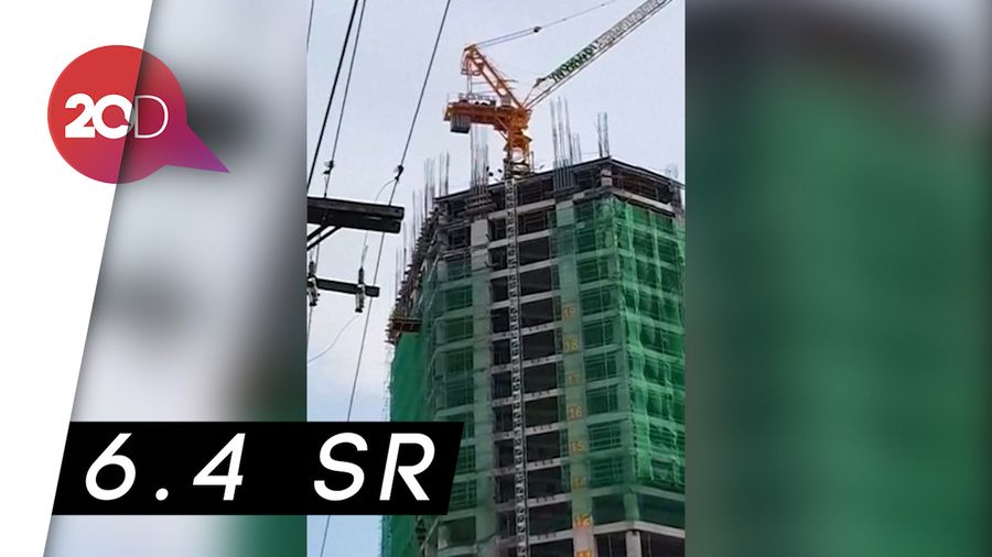 Kepanikan Warga Saat Gempa Mengguncang Filipina 