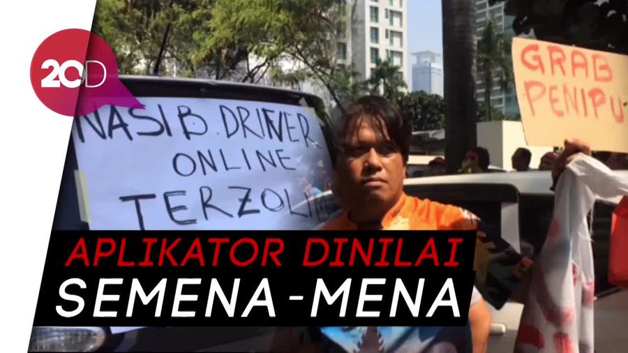 Driver Taksi Online Minta Pemerintah Usir Grab dari Indonesia!