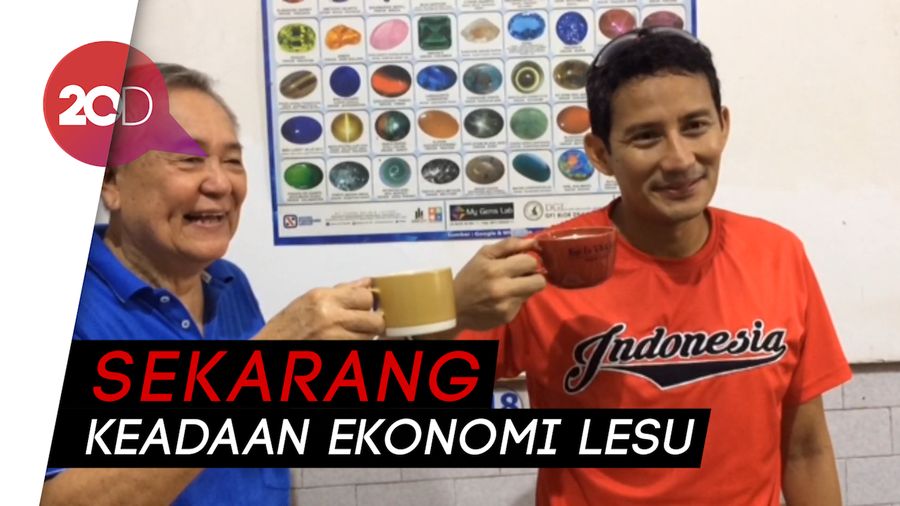 Blusukan ke Glodok, Sandi Dicurhati Masalah Ekonomi