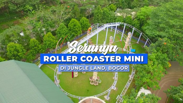 Serunya Roller Coaster Mini di Jungle Land