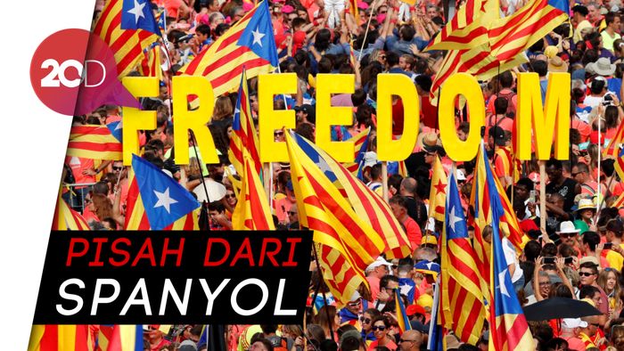 Barcelona Memerah, Kemerdekaan Catalonia Bergema