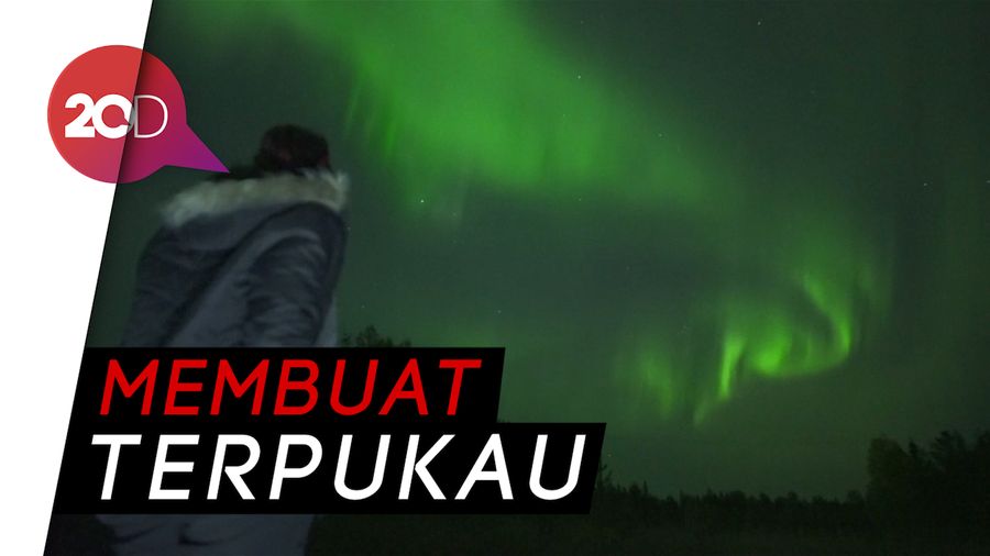 Cantiknya Langit Finlandia Dihiasi Aurora Borealis