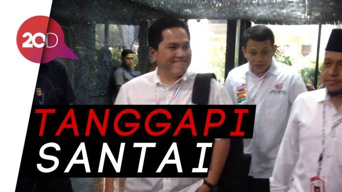 Kata Erick Thohir kala Disebut Stuntman Cawapres