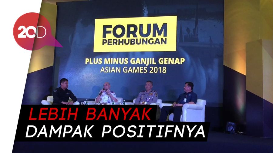Kebijakan Ganjil Genap Asian Games Bisa Dipermanenkan, Asal…