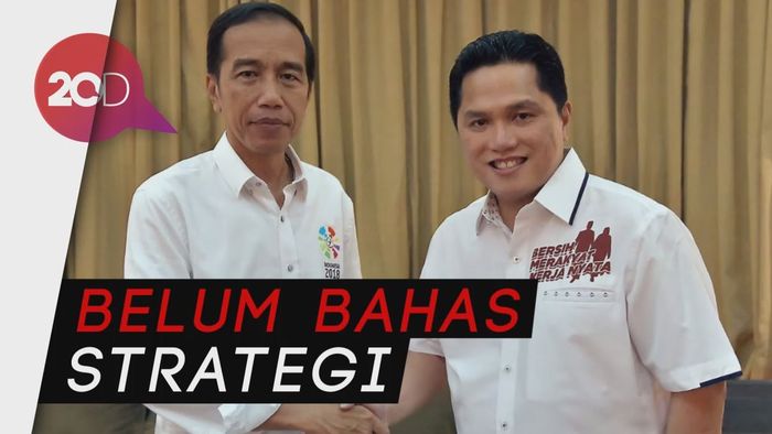 Pimpin Rapat Perdana, Erick Belum Mau Bahas Strategi